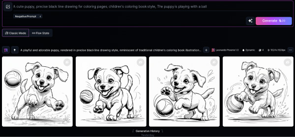 AI Dog Images