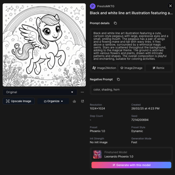AI Unicorn Example
