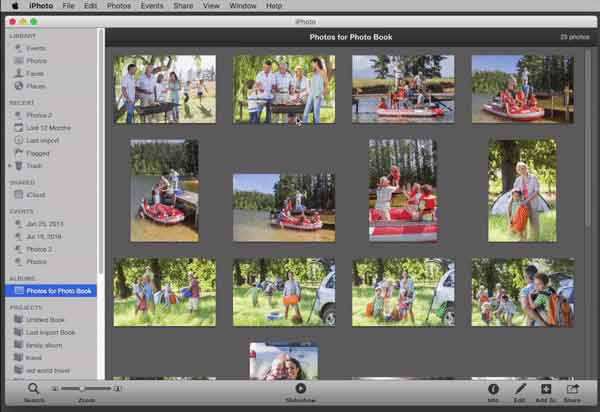 Start your Apple Photo Book Project