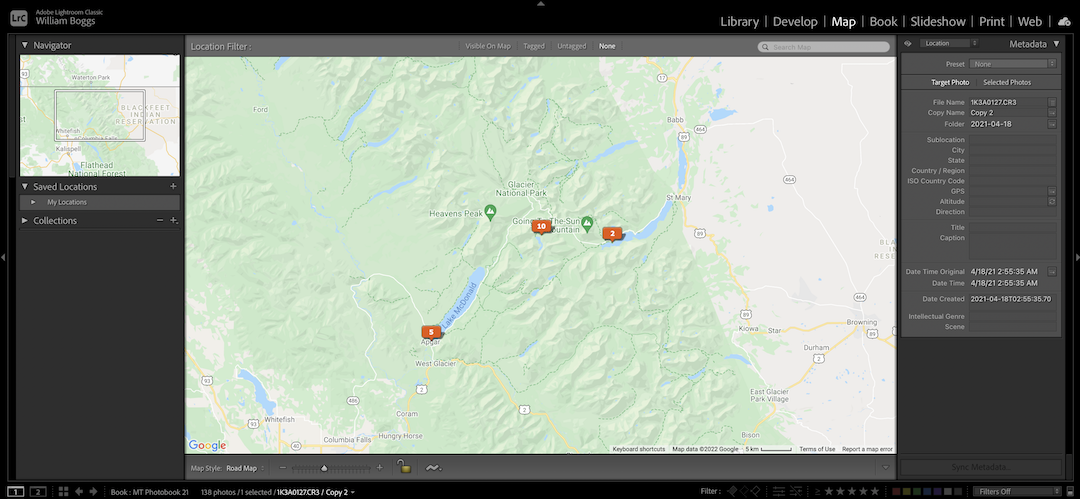 Lightroom Map