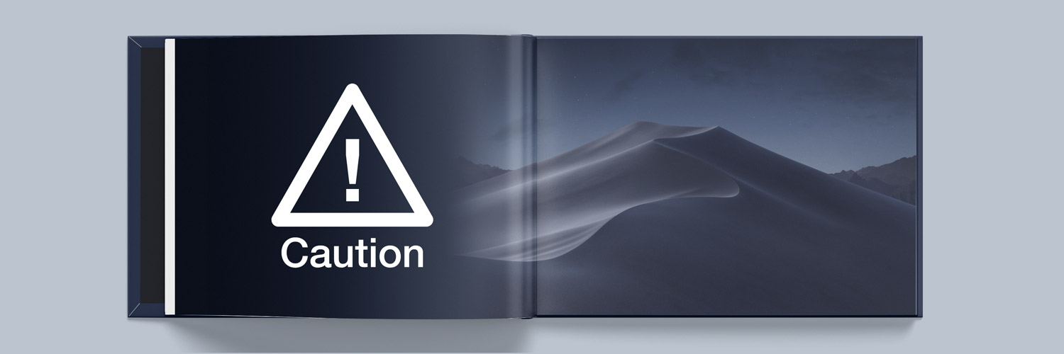 macOS Mojave and Apple Photo Books Caution