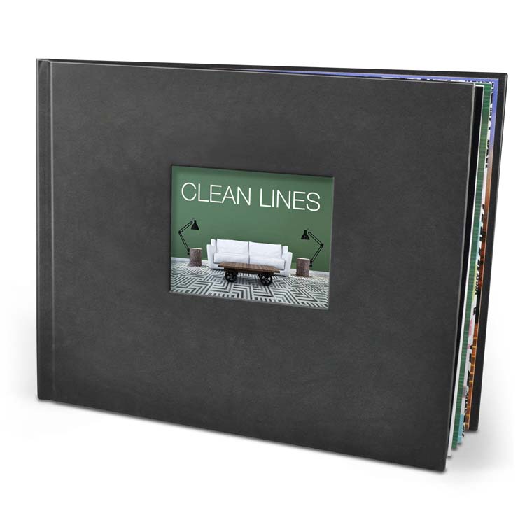 9.5x8 Die-cut Hardcover Quick Binding with Silk 120 Photo Paper