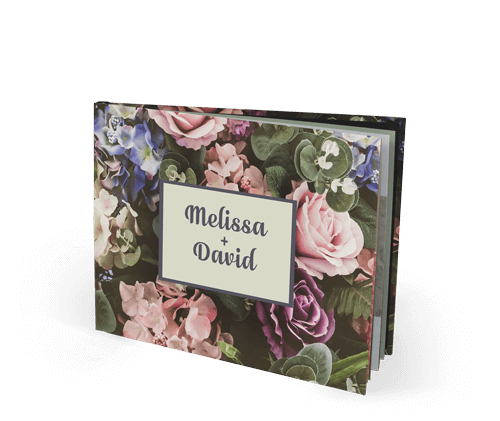 11x8.5 Layflat Imagewrap Hardcover Photo Book with Velvet 250 Hinged Photo Paper