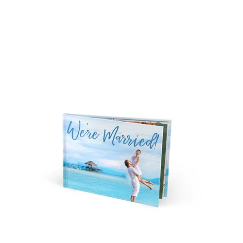 7x5 Layflat Imagewrap Hardcover Photo Book with Velvet 250 Hinged Photo Paper