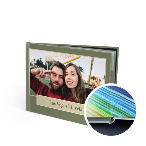 11x9.25 Layflat Hardcover with Seamless Premium 450 Photo Paper