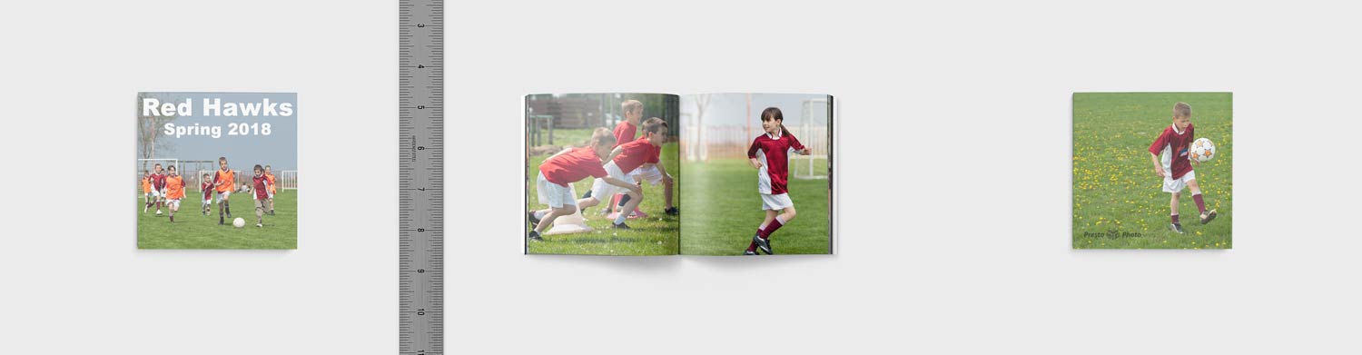 3.5x3.5 inch Photo Book Size Comparison