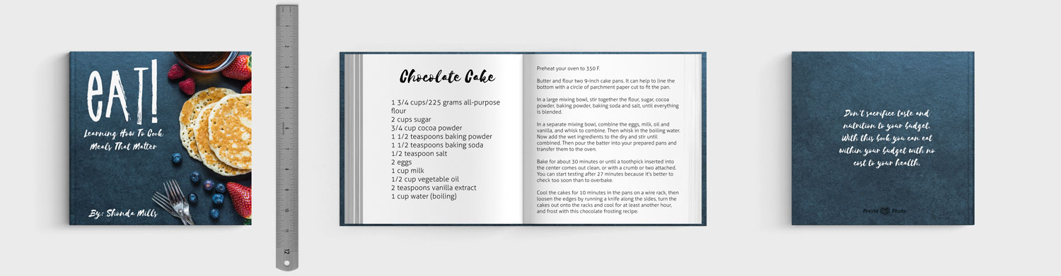 8.5x8.5 Text-Only Book