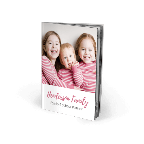 8.3"x11.7" Softcover Text Book, Black and White Printing on Bright White, A4