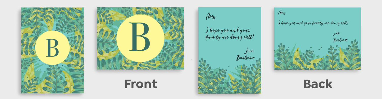 5x7 Flat Stationery Card